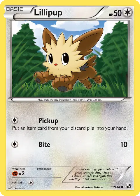 Lillipup, Black & White 80/114
