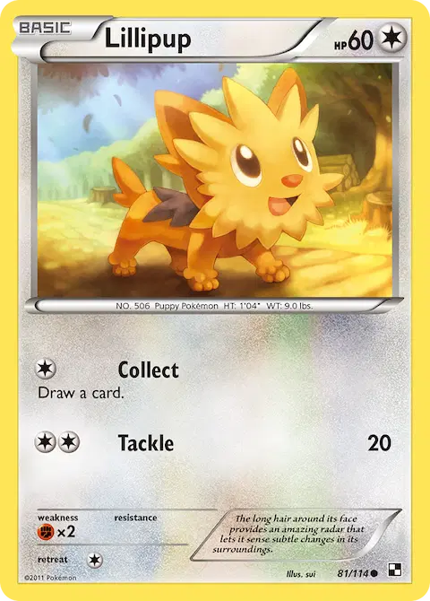 Lillipup, Black & White 81/114