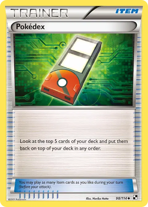 Pokédex, Black & White 98/114
