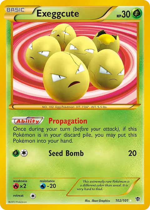 Exeggcute, Plasma Blast 102/101