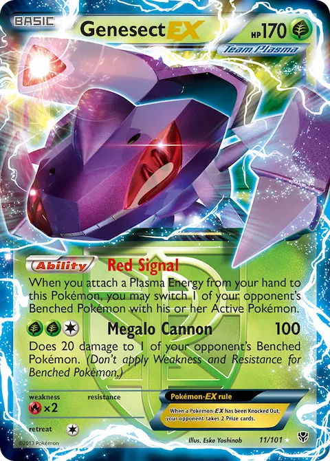 Genesect-EX, Plasma Blast 11/101