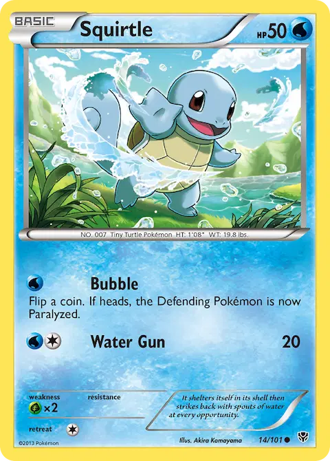 Squirtle, Plasma Blast 14/101