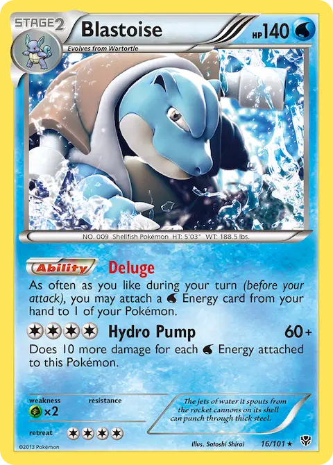 Blastoise, Plasma Blast 16/101