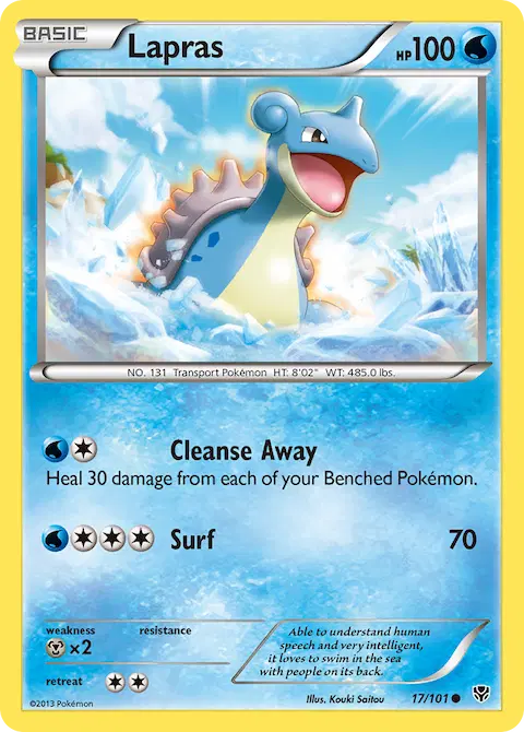 Lapras, Plasma Blast 17/101