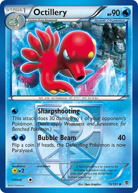 Octillery, Plasma Blast 19/101