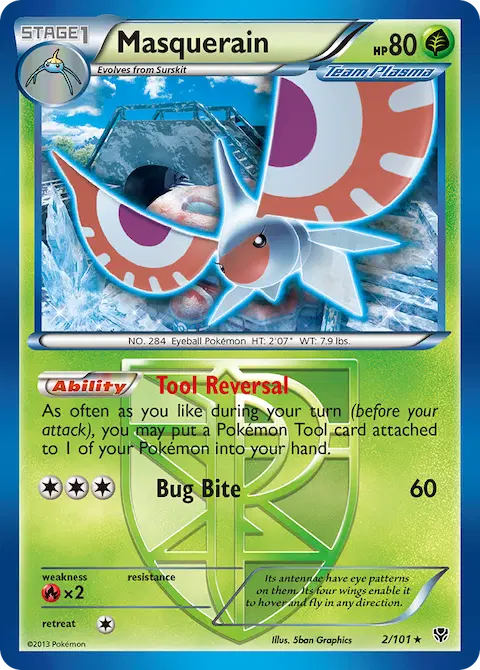 Masquerain, Plasma Blast 2/101