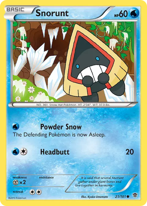 Snorunt, Plasma Blast 21/101