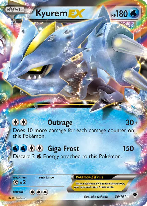 Kyurem-EX, Plasma Blast 30/101