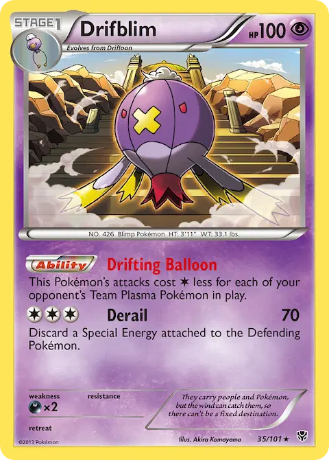 Drifblim, Plasma Blast 35/101