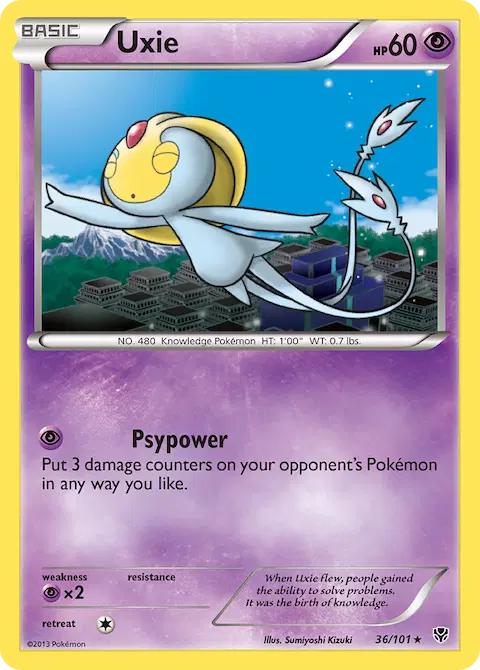 Uxie, Plasma Blast 36/101