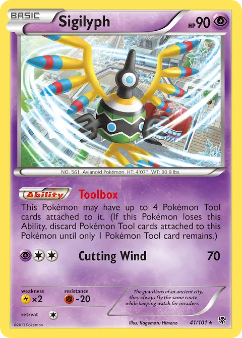 Sigilyph, Plasma Blast 41/101