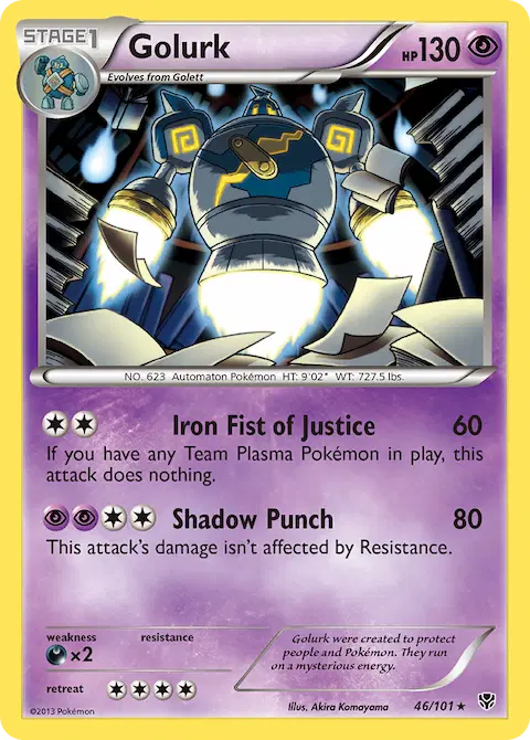Golurk, Plasma Blast 46/101