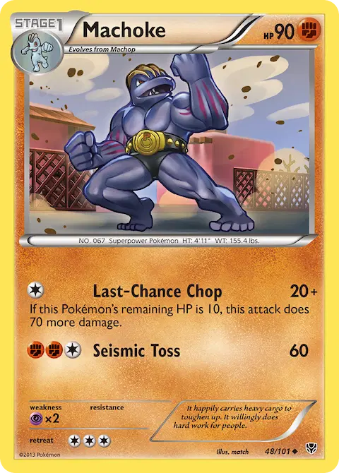 Machoke, Plasma Blast 48/101