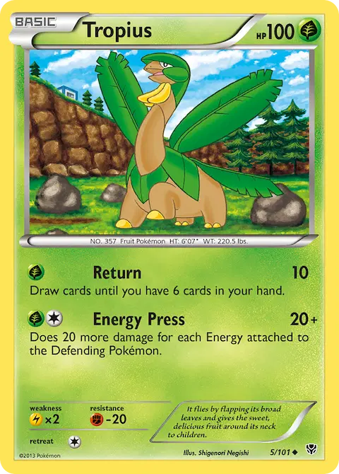 Tropius, Plasma Blast 5/101