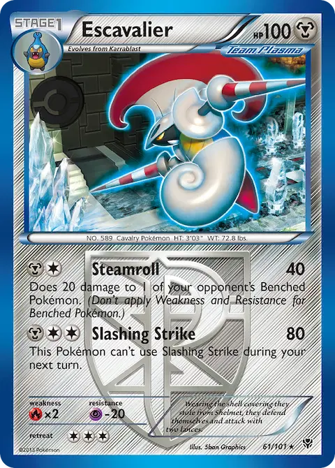 Escavalier, Plasma Blast 61/101