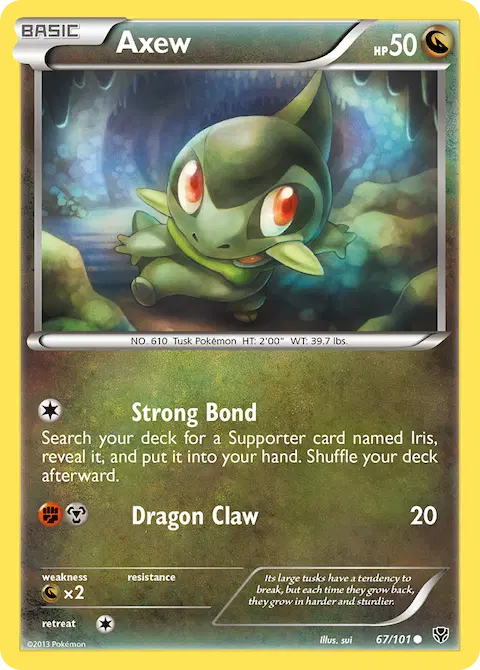 Axew, Plasma Blast 67/101