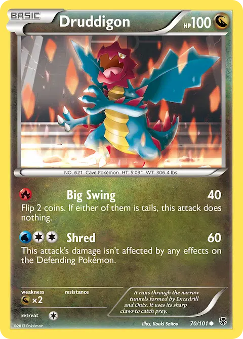 Druddigon, Plasma Blast 70/101