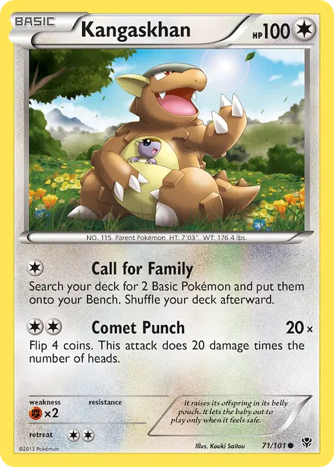 Kangaskhan, Plasma Blast 71/101