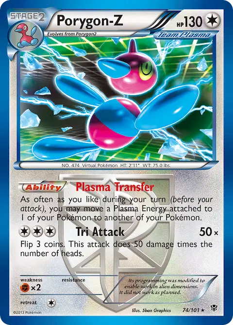 Porygon-Z, Plasma Blast 74/101
