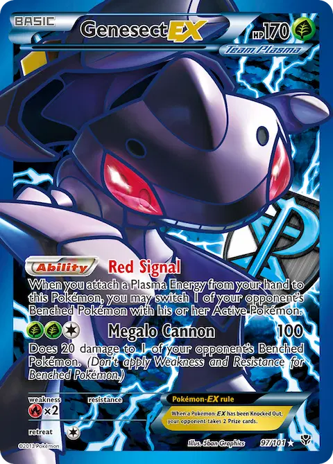 Genesect-EX, Plasma Blast 97/101
