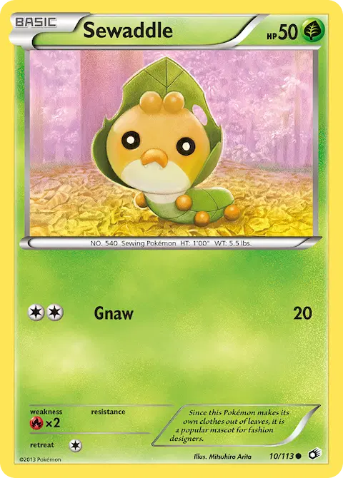 Sewaddle, Legendary Treasures 10/113