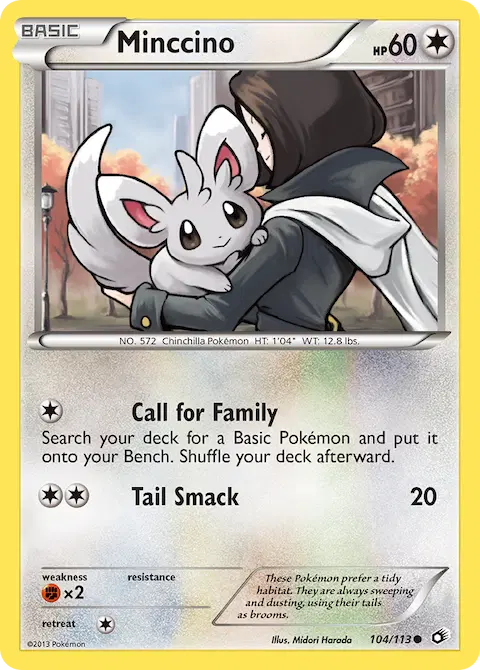 Minccino, Legendary Treasures 104/113