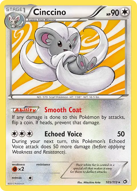 Cinccino, Legendary Treasures 105/113