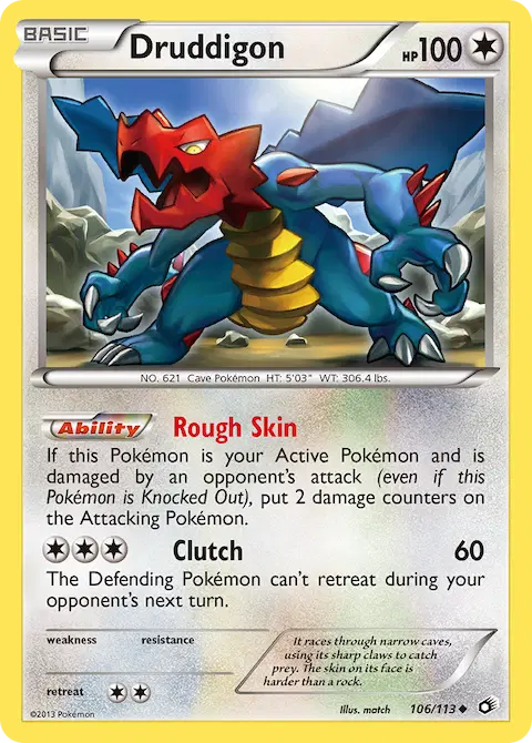 Druddigon, Legendary Treasures 106/113