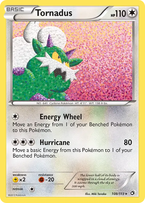 Tornadus, Legendary Treasures 108/113