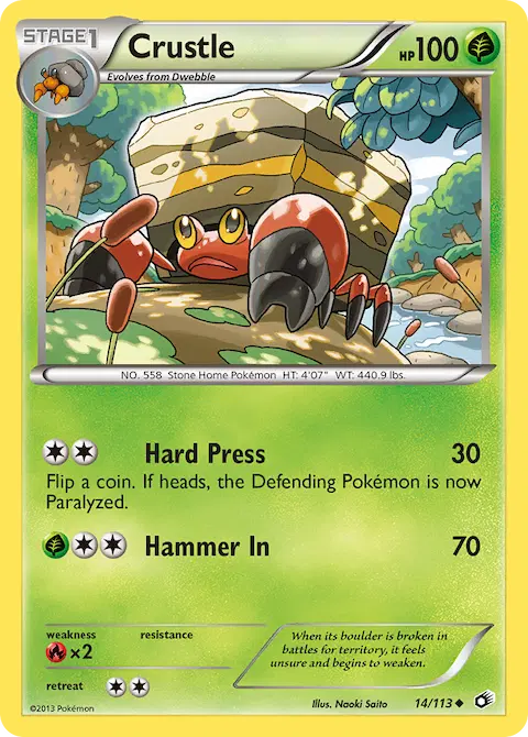 Crustle, Legendary Treasures 14/113