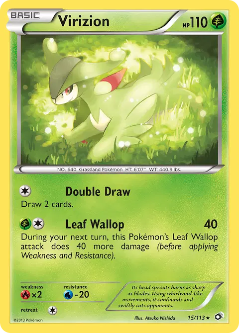 Virizion, Legendary Treasures 15/113