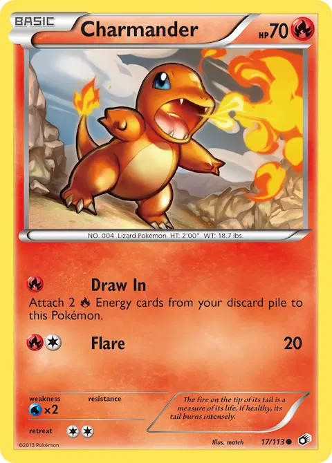 Charmander, Legendary Treasures 17/113