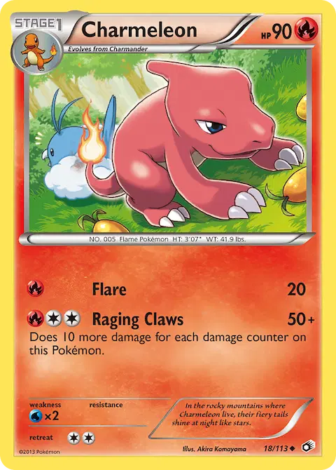 Charmeleon, Legendary Treasures 18/113