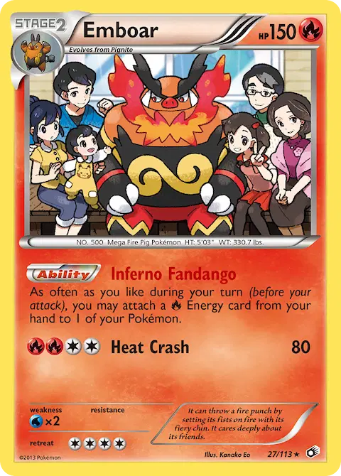 Emboar, Legendary Treasures 27/113