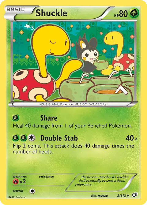 Shuckle, Legendary Treasures 3/113
