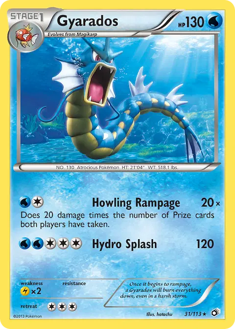 Gyarados, Legendary Treasures 31/113