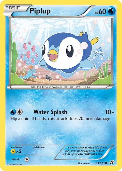 Piplup, Legendary Treasures 33/113