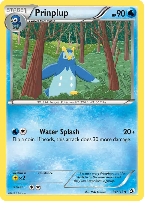 Prinplup, Legendary Treasures 34/113