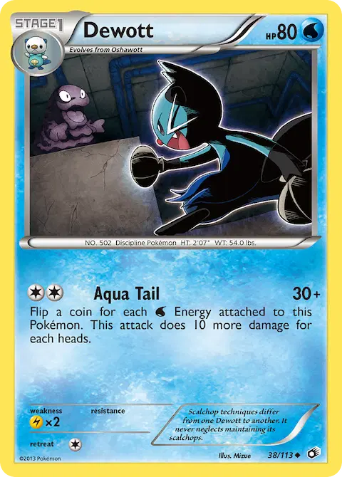 Dewott, Legendary Treasures 38/113