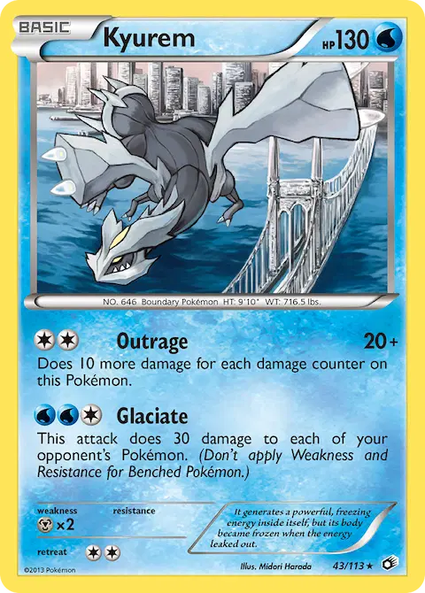 Kyurem, Legendary Treasures 43/113