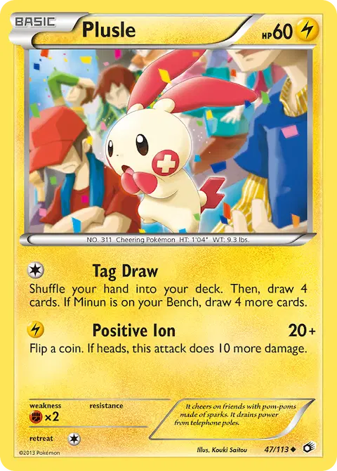 Plusle, Legendary Treasures 47/113