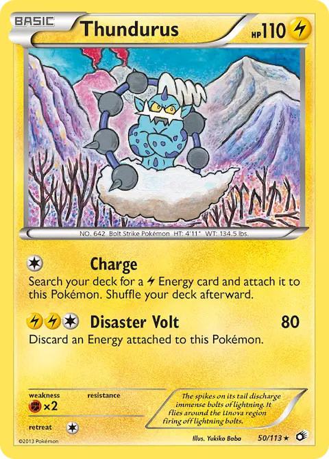 Thundurus, Legendary Treasures 50/113