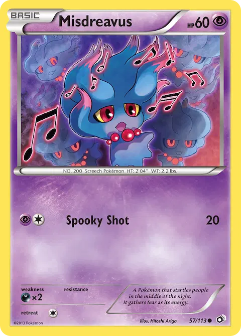 Misdreavus, Legendary Treasures 57/113