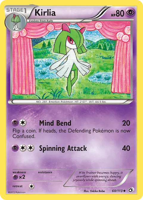 Kirlia, Legendary Treasures 60/113