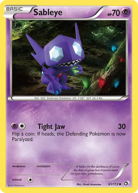 Sableye, Legendary Treasures 61/113