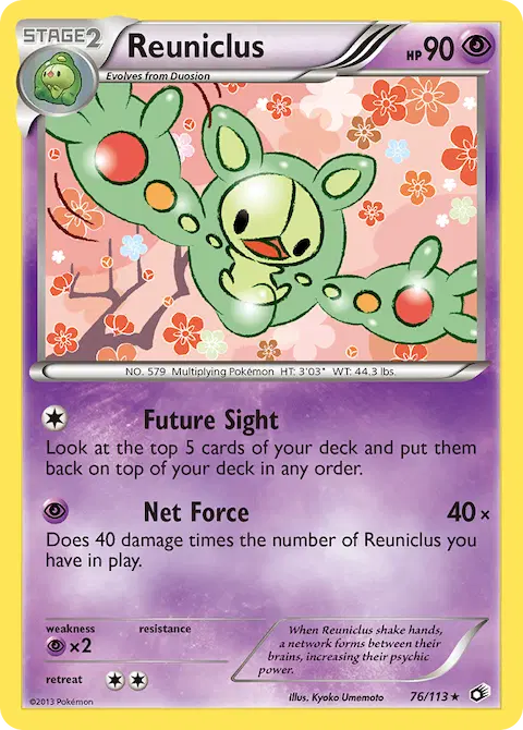 Reuniclus, Legendary Treasures 76/113
