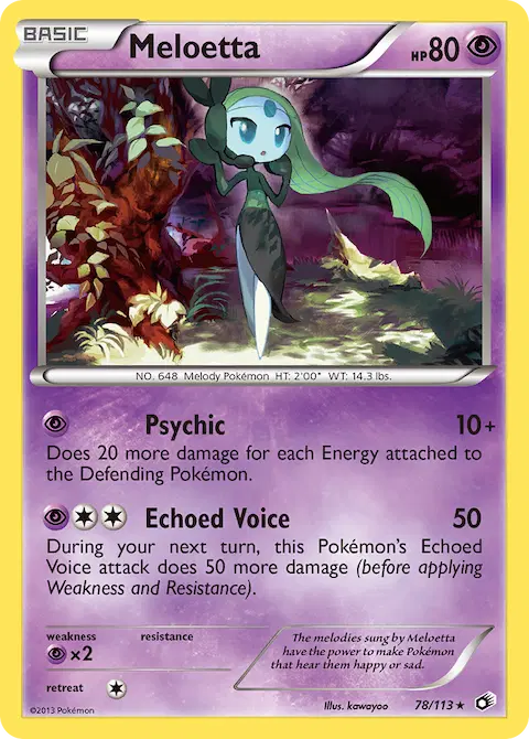Meloetta, Legendary Treasures 78/113
