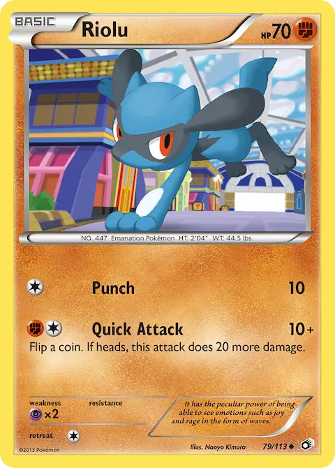 Riolu, Legendary Treasures 79/113
