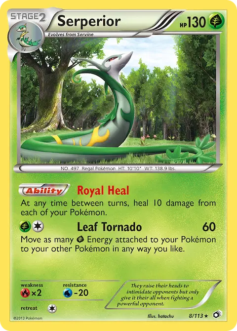 Serperior, Legendary Treasures 8/113
