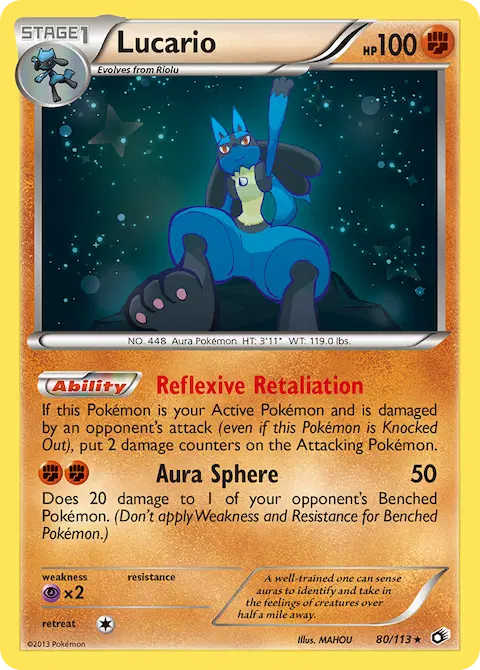 Lucario, Legendary Treasures 80/113